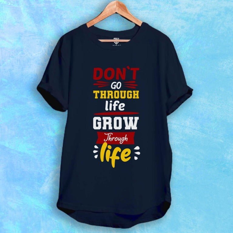 LIFE - LONGLINE T-SHIRT