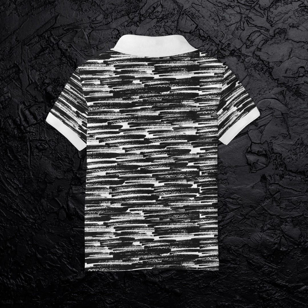 SCRIBBLE POLO T-SHIRT