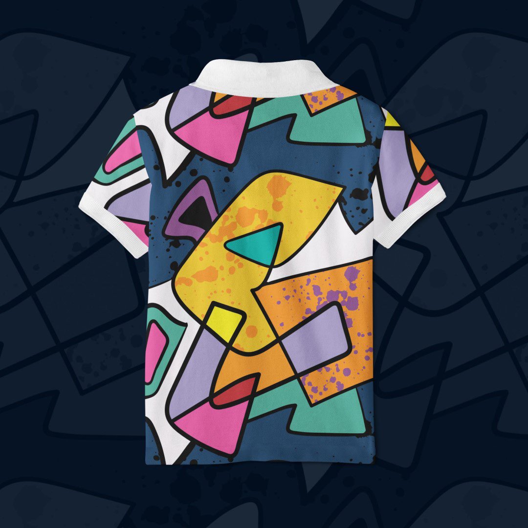 URBAN ABSTRACT POLO T-SHIRT
